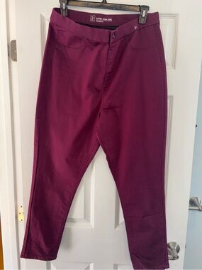 New NOBO stretch cotton pants purple 3x 21